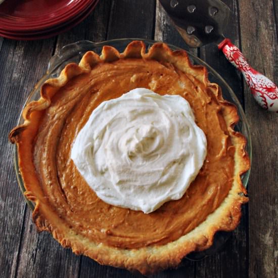 Pumpkin Spice Cookie Butter Pie