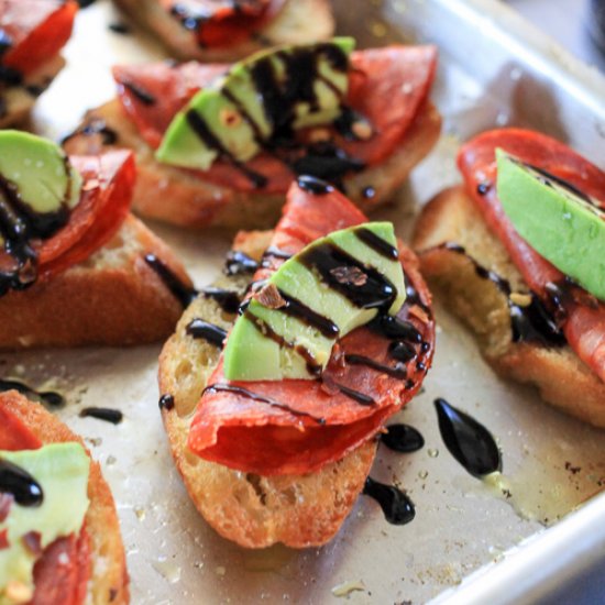 Avocado & Chorizo Toasts