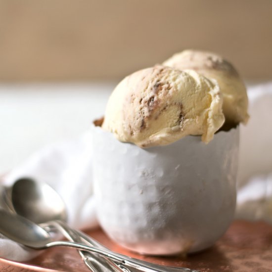 White Chocolate Nougat Ice Cream