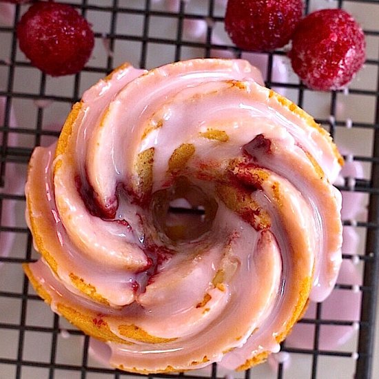 Raspberry Bundt Friands Gluten Free