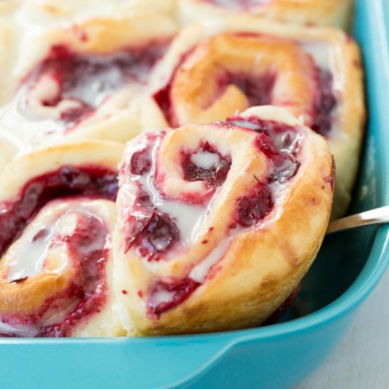 Cran White Chocolate Sweet Rolls