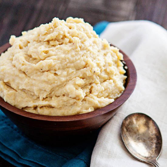 Garlic Cauliflower Mashed Potatoes