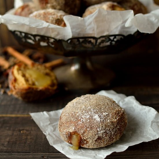 Gingerbread Apple Doughnuts