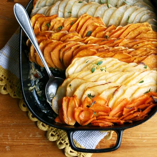 Root Vegetable Gratin