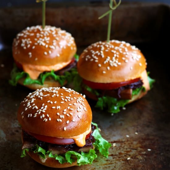 Veggie Sliders- Mini-Burger