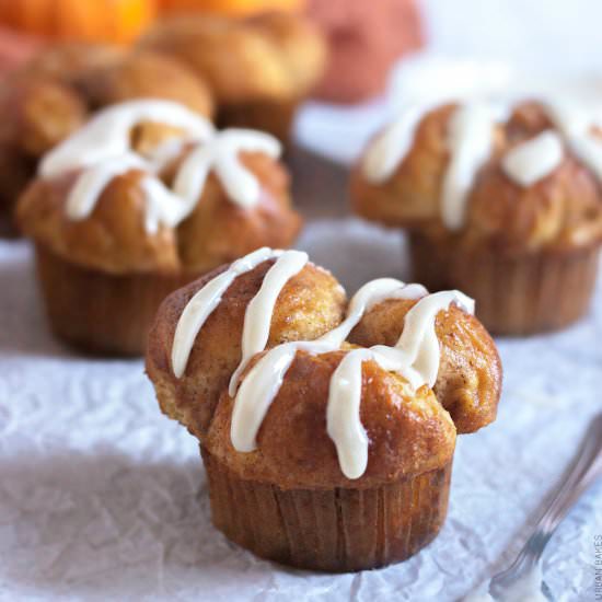 Pumpkin Monkey Bread Muffins