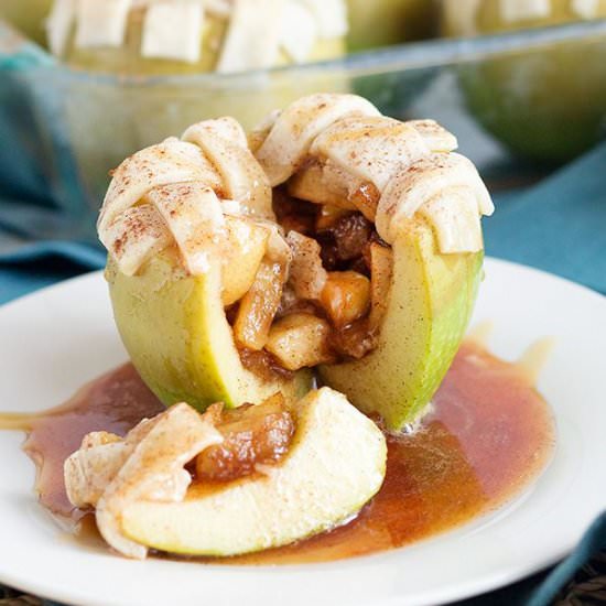 Apple Pie Stuffed Apples