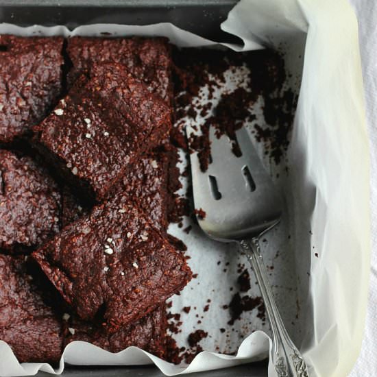 Sesame + Sea Salt Brownies