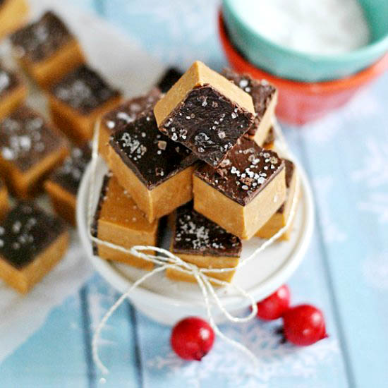 Easy Salted Caramel Fudge