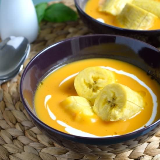 Plantain & Butternut Squash Soup