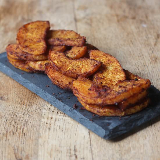 Spiced Butternut Squash Wedges