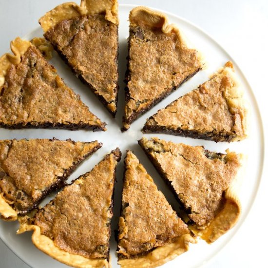 Bourbon Tollhouse Pie