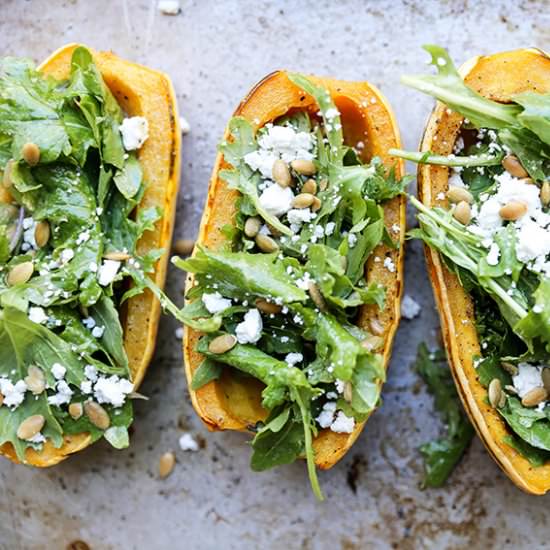 Stuffed Delicata Squash Bowls