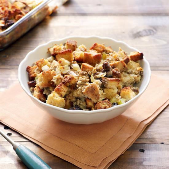 Buttery Beer Bread Stuffing