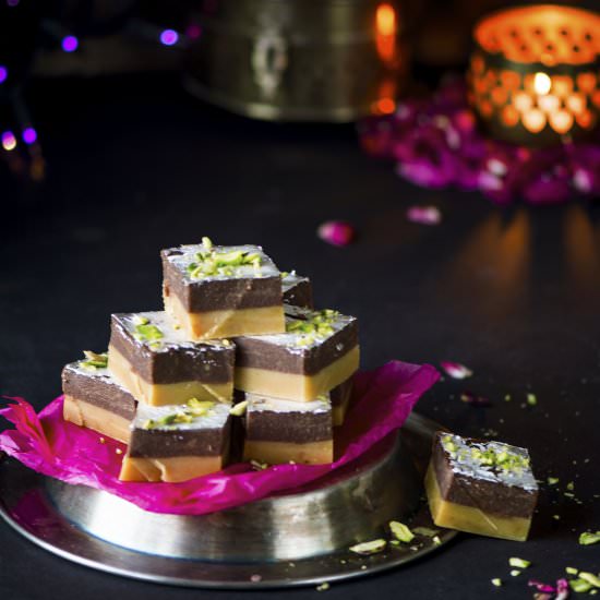 Chocolate Burfi/Fudge