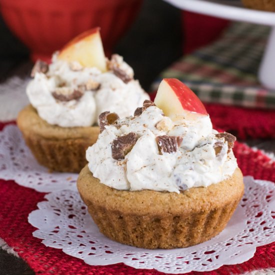 Candy Apple Cookie Cups