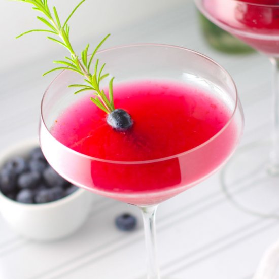 Blueberry Lemondrop Cocktail