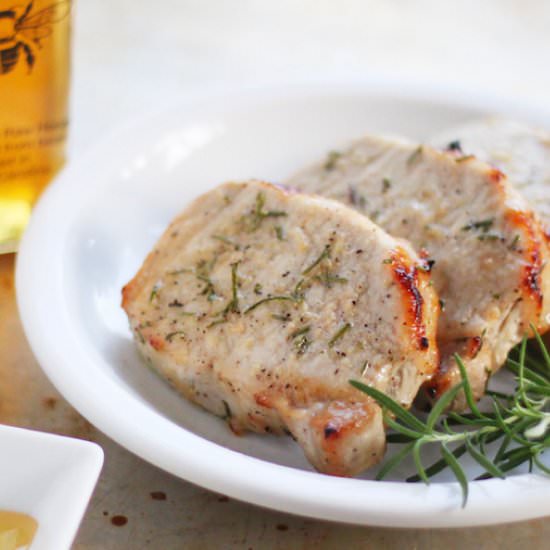 Honey Rosemary Pork Chops