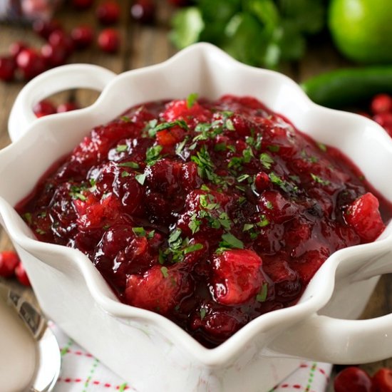 Fiesta Style Cranberry Sauce