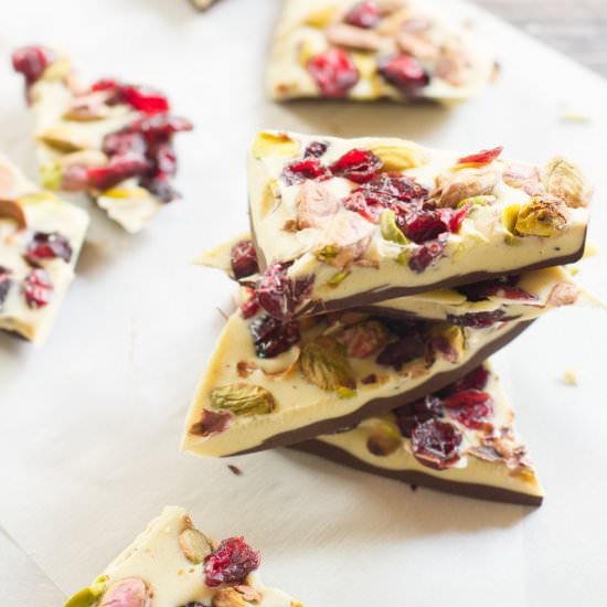 Cranberry Pistachio Bark