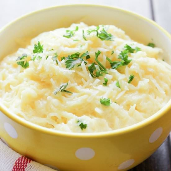 Spaghetti Squash Alfredo