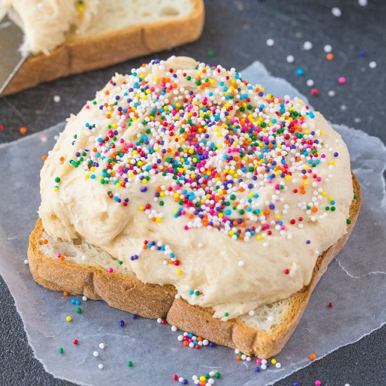 Healthy Low carb cake batter spread