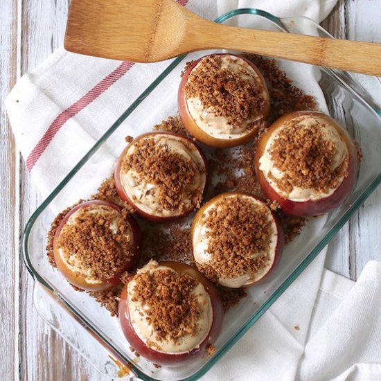 Cheesecake Stuffed Apples