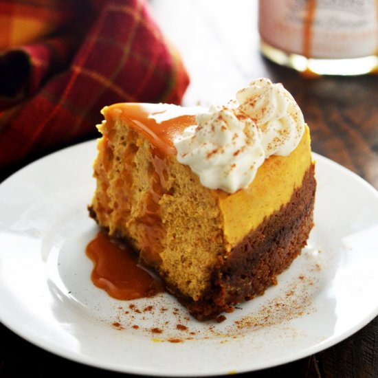 Slow Cooker Pumpkin Cheesecake