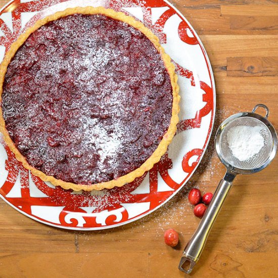 Simple Cranberry Tart