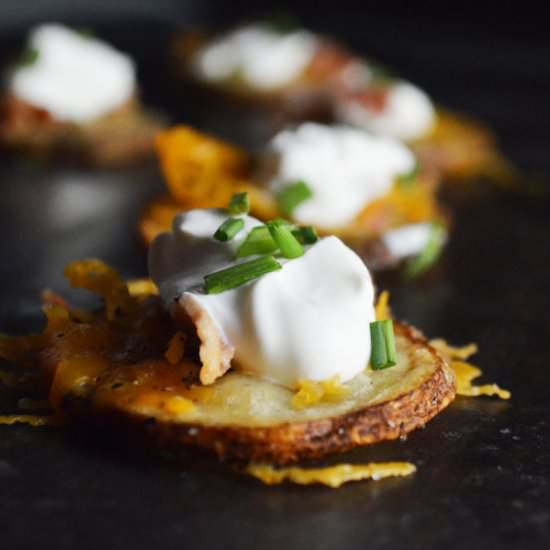 5 Step Loaded Baked Potato Rounds