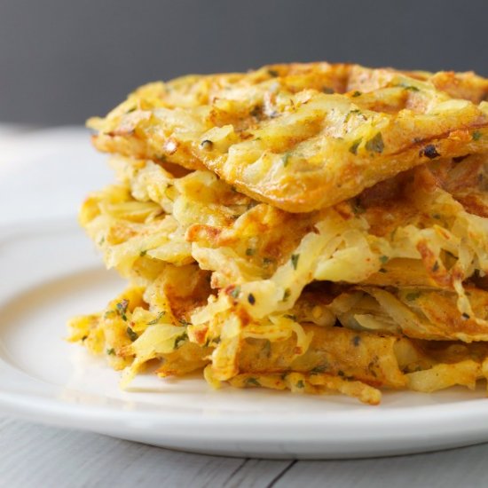 Waffle Iron Hash Browns