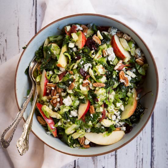 Brussels Sprouts & Kale Salad