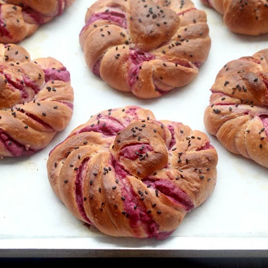 Purple Sweet Potato Buns