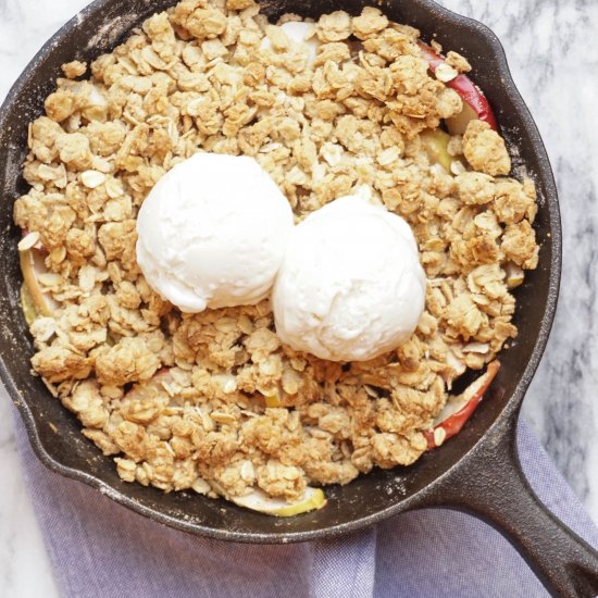 Healthier Apple Crisp