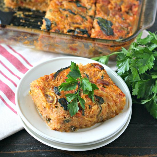 Spicy Spaghetti Squash Casserole