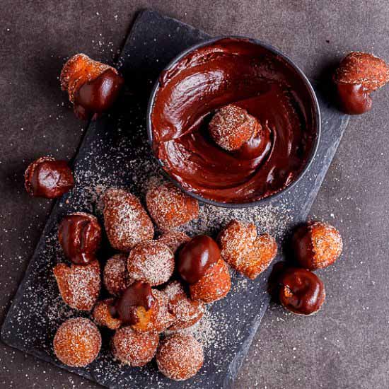 Cinnamon Sugar Doughnut Holes