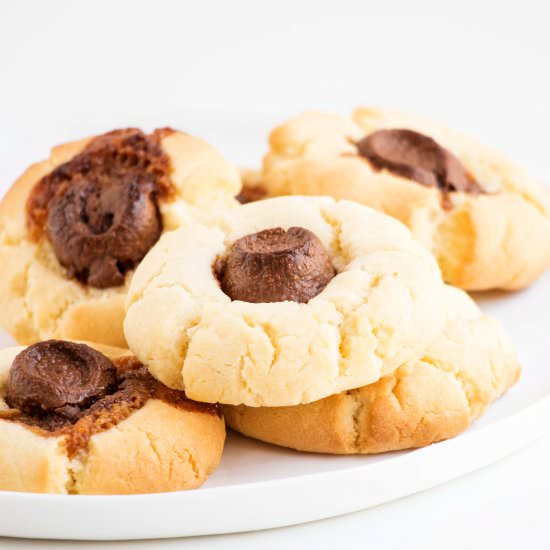 Chewy Rolo Sugar Cookies