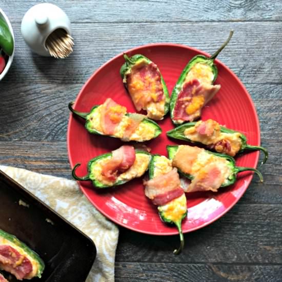 Bacon Wrapped Stuffed Jalapenos