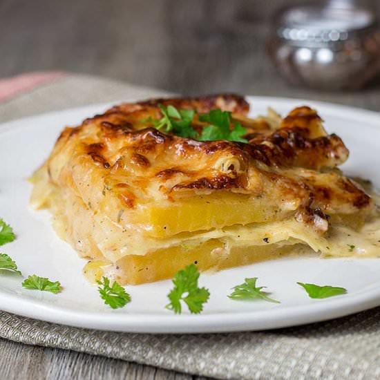 Vegetable Lasagna with Rutabaga