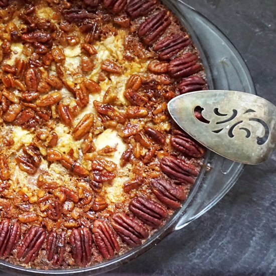 Apple Pecan Crumble Pie