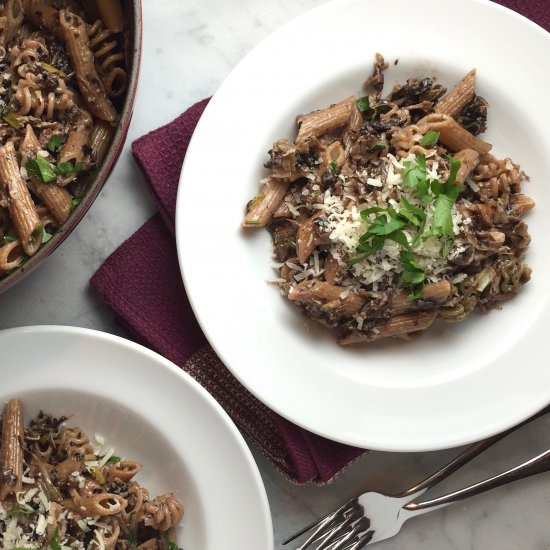 Penne with Radicchio