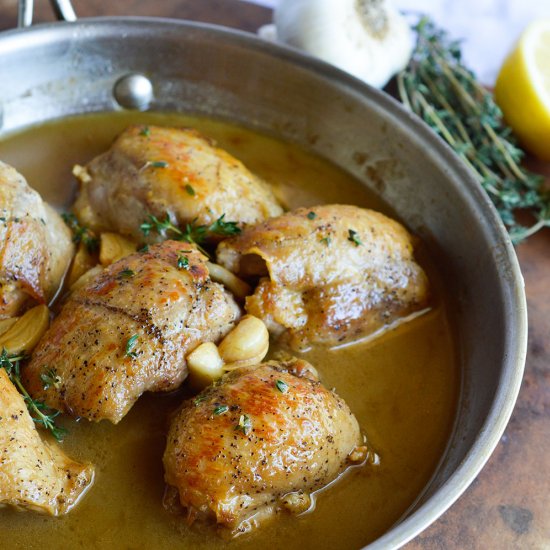 Lemon Butter Chicken Thighs