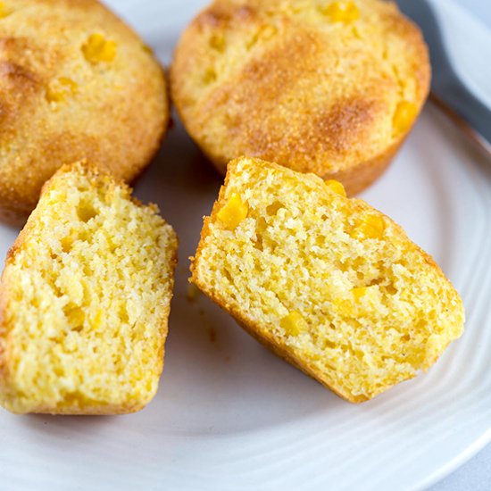 Best Honey Cornbread Muffins