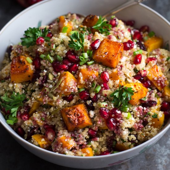 Roasted Butternut Squash Quinoa