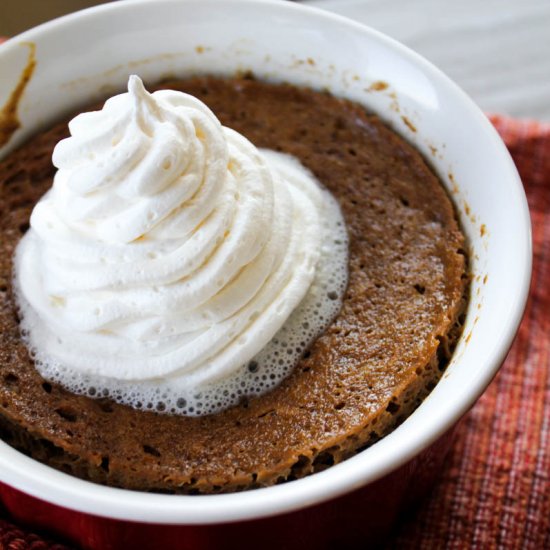 10 Minute Sweet Potato Pie for 2