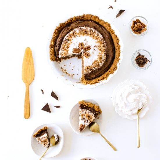 Gingersnap Chocolate Cream Pie