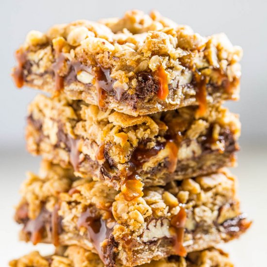 Salted Caramel Pecan Carmelitas