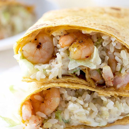 Cajun Shrimp Wrap