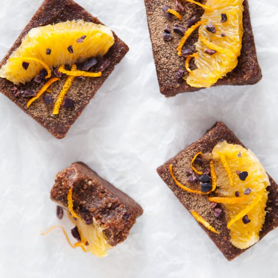 Chocolate-orange brownie