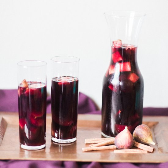 Whiskey Fig Sangria